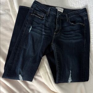 Parker smith Dark Blue Distressed Jeans nwot